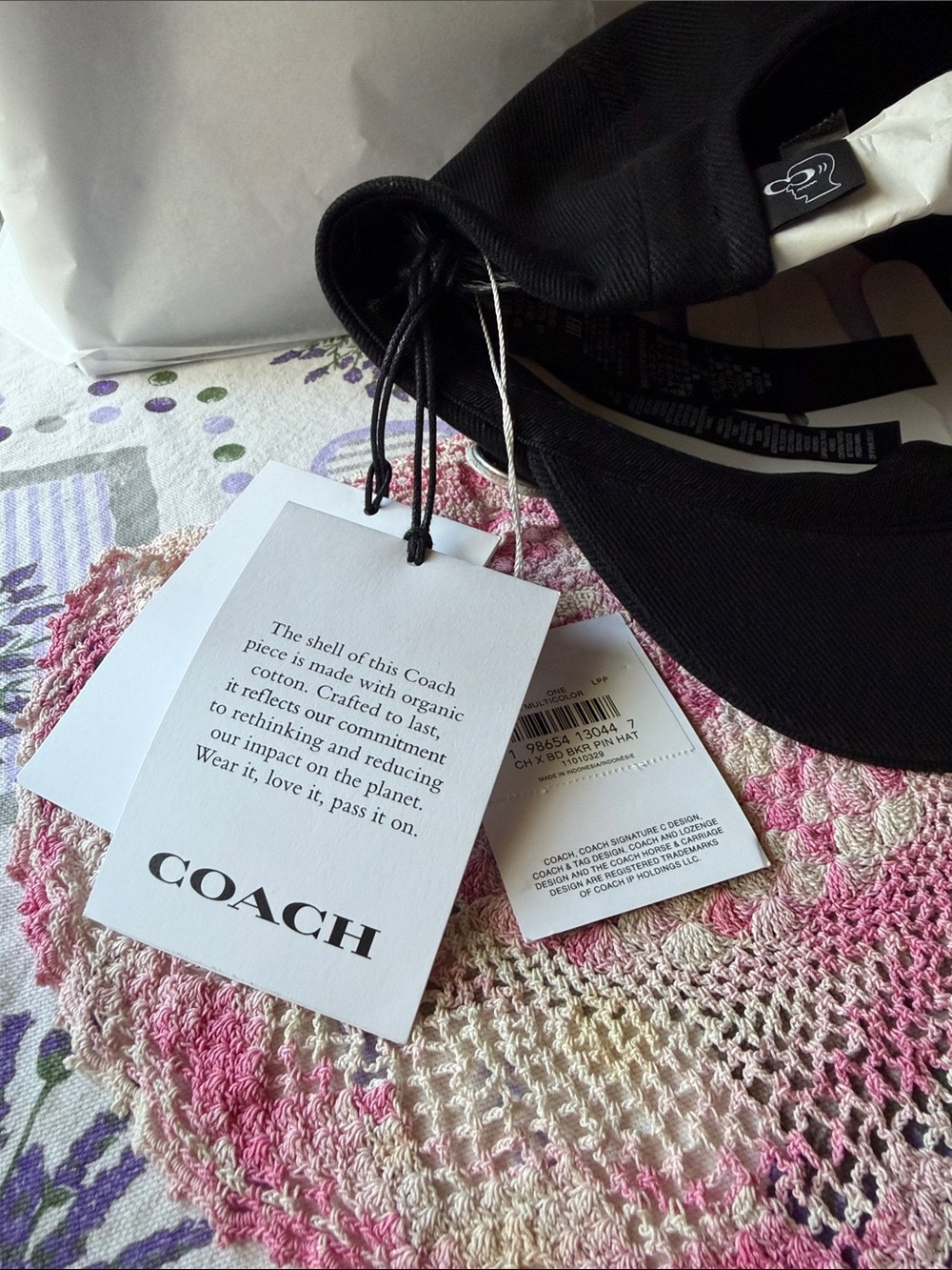 🧢🧠🧢 Coach Brain Dead Biker Pin Hat 🧢🧠🧢 NWT 🧢🧠🧢 - Picture 16 of 16